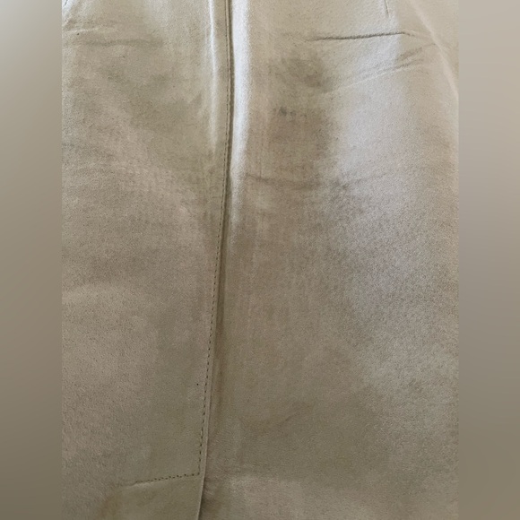 Express Real Suede Leather Pencil Skirt - Picture 10 of 11